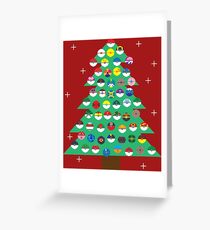 Ugly Pokemon Sweater Greeting Card