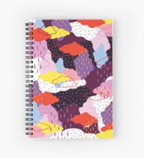 Purple Winter Spiral Notebook