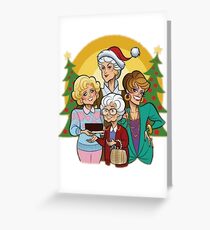 Golden Holiday Greeting Card