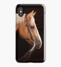 Palomino Quarter Horse at DSR Ranch iPhone Case