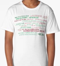 The Good Place - Points System Long T-Shirt