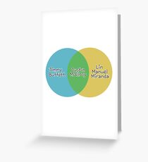 Justin McElroy's Venn Diagram Greeting Card