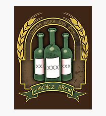 Sanchez Brew - Alcohol Parody Photographic Print