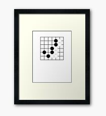 GO Framed Print