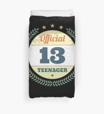 Official 13 Teenager, Gift For Teen Gift For 13th Birthday Teenager T-Shirt Sweater Hoodie Iphone Samsung Phone Case Coffee Mug Tablet Case Duvet Cover