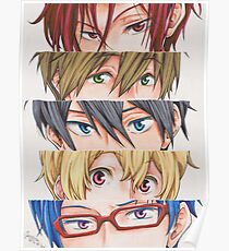 Free! Iwatobi swim club eyes Poster