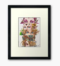 Zelda: Ocarina of Time eyes Framed Print