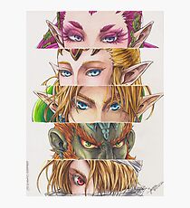 Lámina fotográfica Zelda: Ocarina of Time ojos