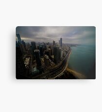 Lake Michigan Meets Downtown Chicago Metal Print