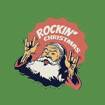 Rockin' Santa – Christmas Holiday Card - Dog & Pony Show
