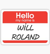 Will Roland Merch Sticker