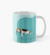 Happy Couch Dog | Cute Beagle Mug