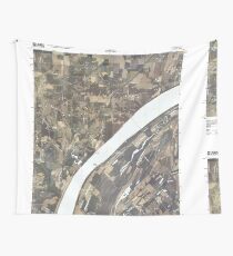 USGS TOPO Map Illinois IL Olmsted 20100329 TM Wall Tapestry