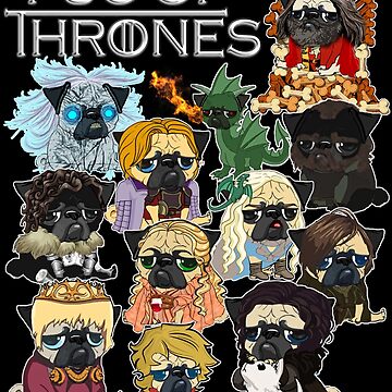 Artwork thumbnail, Pug of Thrones by darklordpug