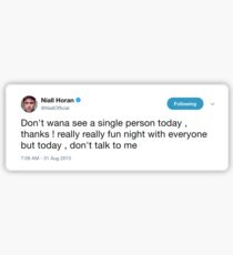 dont talk to me Sticker