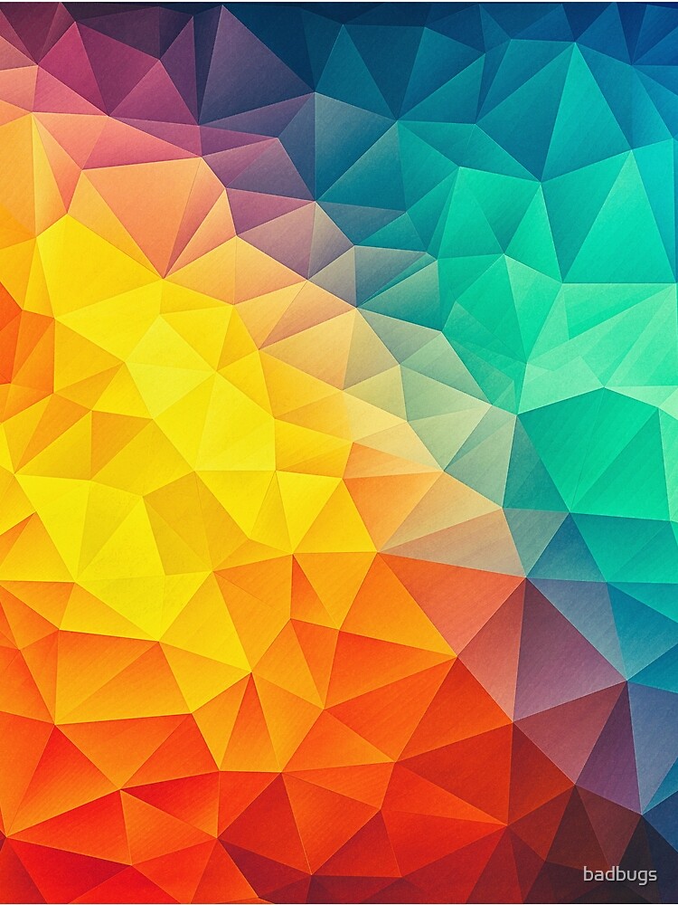Abstract Multi Color Cubizm Painting by badbugs