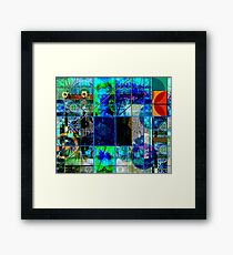 BLUE GENESIS 555 Framed Print