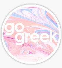 go greek Sticker