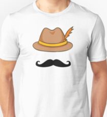 Oktoberfest Beer Festival German Hat Mustache Unisex T-Shirt