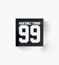 martinez twins Acrylic Block