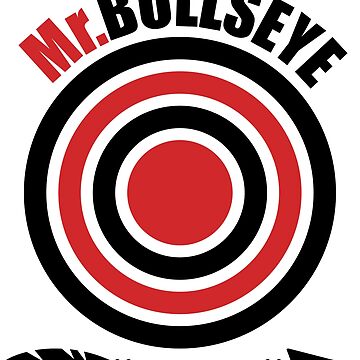 Print on Back) Funny Bullseye Target Bulls Eye Joke T-Shirt Size S-5XL