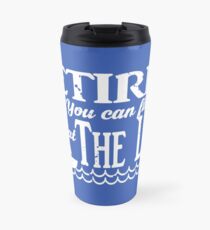 Pensioniert 2018 Sie können mich am See - Distressed finden Thermosbecher
