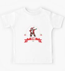 Dabbing Through The Snow Funny Christmas TShirt Holiday Gift Kids T-Shirt