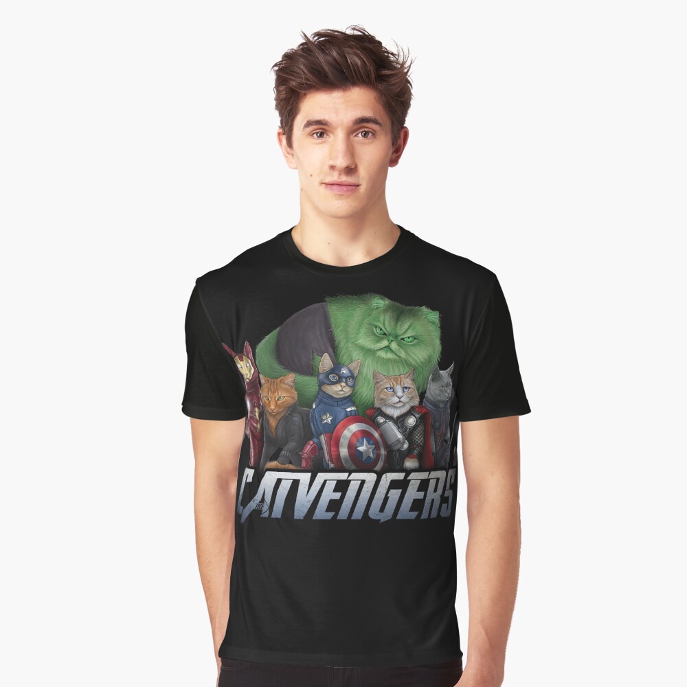 The Catvengers Graphic T-Shirt