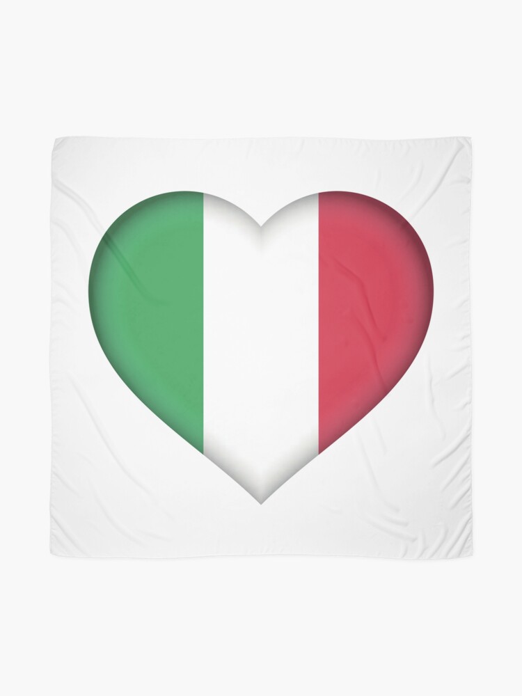 Alternate view of Italy Flag Scarf