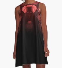 Roses A-Line Dress