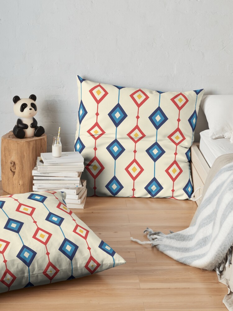 Alternate view of Geometric Shapes 01 Floor Pillow