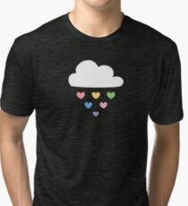 Raining hearts Tri-blend T-Shirt
