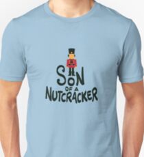 Son Of A Nutcracker Christmas Costume Pun Gift Slim Fit T-Shirt