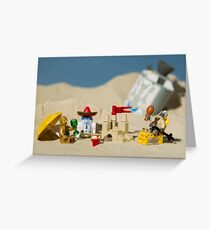 Lego Tatooine picnic Greeting Card