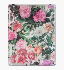 Vinilo o funda para iPad Vintage verde lavanda rosa país floral