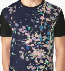 Nature Pattern # 4 - Birke (Blau) Grafik T-Shirt