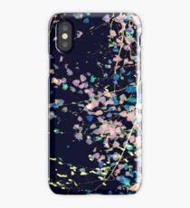 Nature Pattern # 4 - Birch (Blue) iPhone Case/Skin