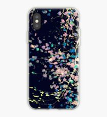 Nature Pattern # 4 - Birch (Blue) iPhone Case