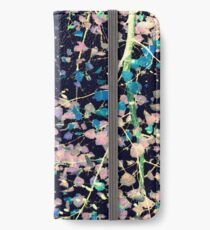 Nature Pattern # 4 - Birch (Blue) iPhone Wallet/Case/Skin