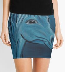 Arab blue Mini Skirt