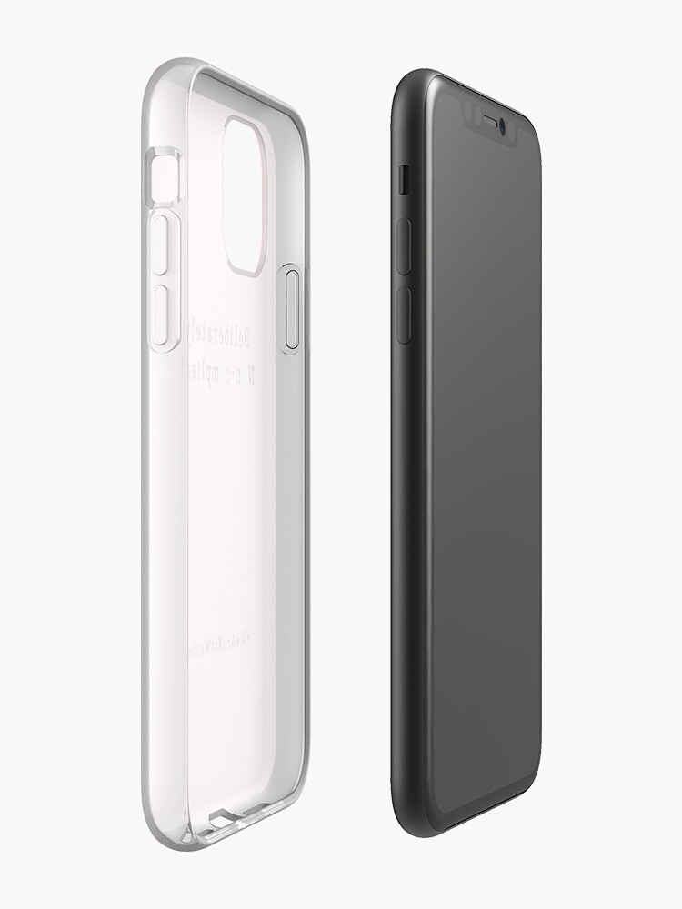 Alternate view of Deliberately non-compliant - pink phone iPhone Case & Cover