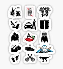 'Famous Bands' Cool Classic Rock Band Gift Sticker