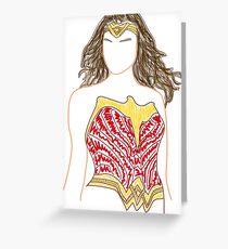 Wonder Woman Greeting Card