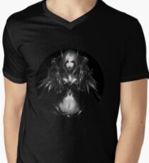 WOW- Sylvanas WIndrunner with out Wallpaper T-Shirt mit V-Ausschnitt