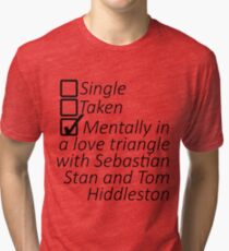 Sebastian Stan and Tom Hiddleston Tri-blend T-Shirt