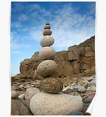 Balanced Cornish Granite Poster