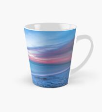 Wenn durch Meer - Sonnenuntergang am Strand in der Nähe von Destin Florida Tasse (konisch)