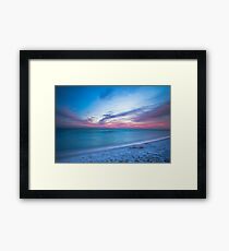 If By Sea - Sunset on the Beach Near Destin Florida Framed Print