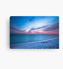 Lienzo If By Sea - Atardecer en la playa cerca de Destin Florida