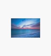 If By Sea - Sunset on the Beach Near Destin Florida Art Board